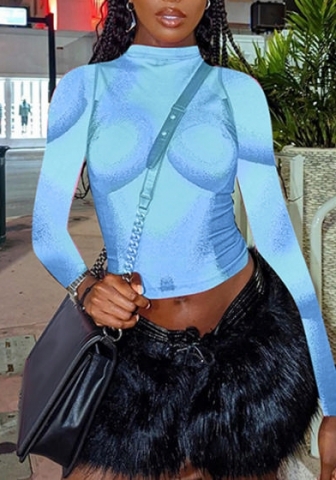 (Only Tops)(Real Image)2022 Styles Women Sexy Spring&Winter TikTok&Instagram Styles Long Sleeve Print Tops