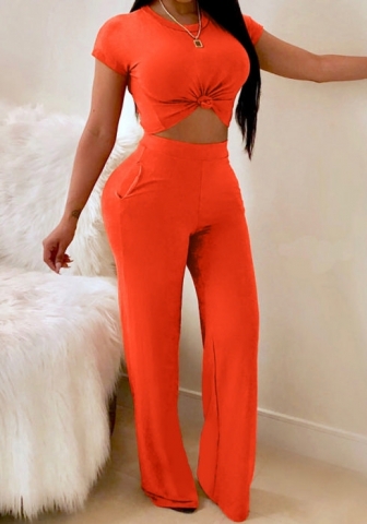 (Real Image)2023 Styles Women Sexy&Fashion Spring&Summer TikTok&Instagram Styles Solid Color Two Piece Suit
