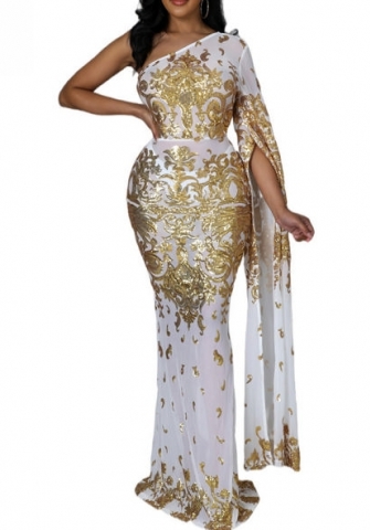 (Real Image)2023 Styles Women Sexy&Fashion Spring&Summer TikTok&Instagram Styles Sequins Maxi Dress