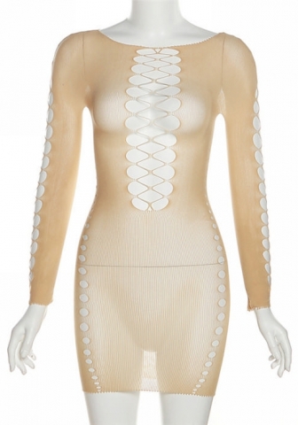 (Real Image)2023 Styles Women Sexy&Fashion Spring&Summer TikTok&Instagram Styles Lace Cut Out Mini Dress