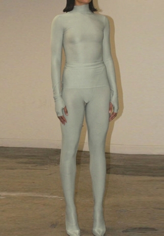 (Gray)2023 Styles Women Sexy&Fashion Spring&Summer TikTok&Instagram Styles Silk Two Piece Suit