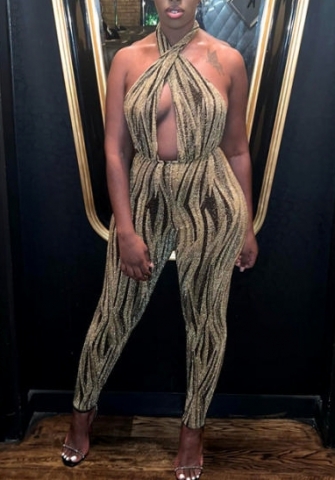 (Real Image)2023 Styles Women Sexy&Fashion Spring&Summer TikTok&Instagram Styles Halter Backless Jumpsuit