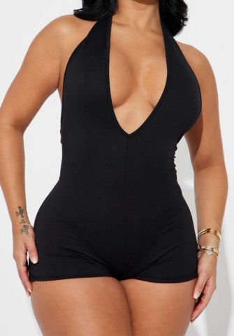 (Black)2023 Styles Women Sexy&Fashion Spring&Summer TikTok&Instagram Styles Deep V Neck Romper