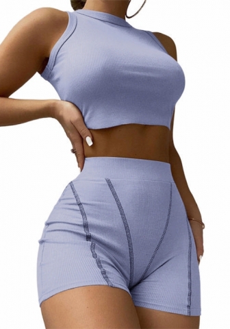 (Purple)2023 Styles Women Sexy&Fashion Spring&Summer TikTok&Instagram Styles Short Two Piece Suit