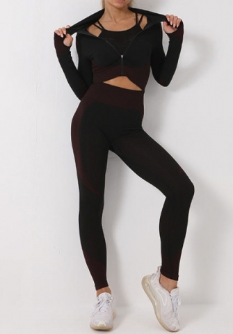 (High Quality)2023 Styles Women Sexy&Fashion Spring&Summer TikTok&Instagram Styles Yoga Tracksuit Suit 3 Piece Suit