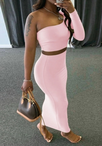 (Real Image)2023 Styles Women Sexy&Fashion Spring&Summer TikTok&Instagram Styles Solid Color Maxi Dress