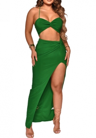 (Green)2023 Styles Women Sexy&Fashion Spring&Summer TikTok&Instagram Styles Irregular Maxi Dress