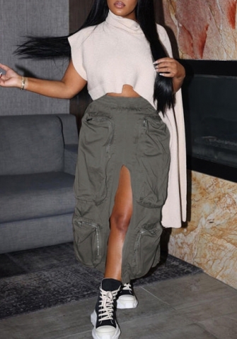 (Only Bottom)(Real Image)2023 Styles Women Sexy&Fashion Spring&Summer TikTok&Instagram Styles Maxi Skirts