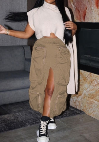 (Only Bottom)(Real Image)2023 Styles Women Sexy&Fashion Spring&Summer TikTok&Instagram Styles Maxi Skirts