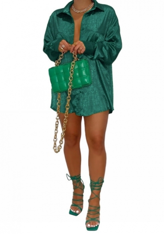 (Green)2023 Styles Women Sexy&Fashion Spring&Summer TikTok&Instagram Styles Front Button Shirts