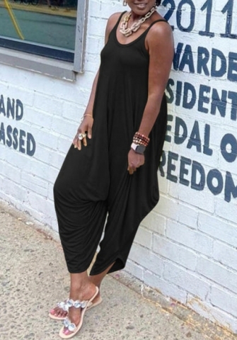 (Black)2023 Styles Women Sexy&Fashion Spring&Summer TikTok&Instagram Styles Strap Loose Jumpsuit