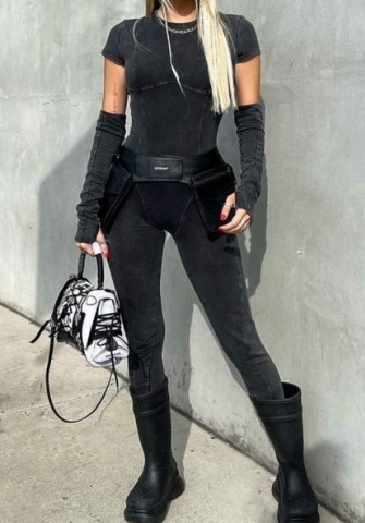 (Real Image)2023 Styles Women Sexy&Fashion Spring&Summer TikTok&Instagram Styles Jeans Jumpsuit
