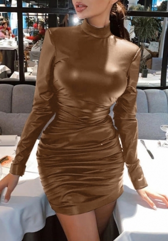 (Real Image)2023 Styles Women Sexy&Fashion Spring&Summer TikTok&Instagram Styles Ruffle Long Sleeve Mini Dress