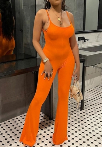 (Orange)2023 Styles Women Sexy&Fashion Spring&Summer TikTok&Instagram Styles Strap Jumpsuit