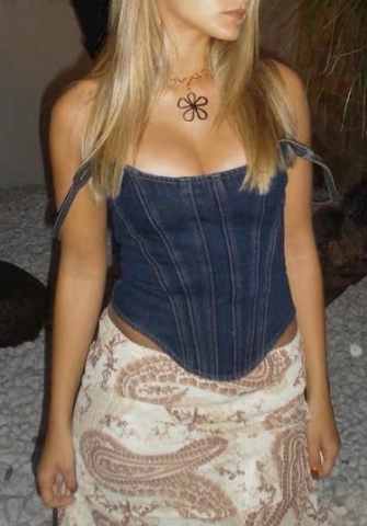 (Only Tops)(Real Image)2023 Styles Women Sexy&Fashion Spring&Summer TikTok&Instagram Styles Jean Tops