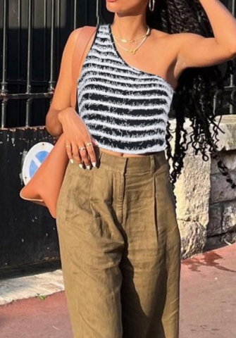 (Real Image)2023 Styles Women Sexy&Fashion Spring&Summer TikTok&Instagram Styles Black&White Tank Tops