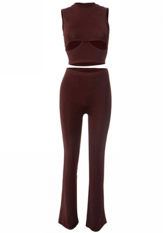 (Real Image)2023 Styles Women Sexy&Fashion Spring&Summer TikTok&Instagram Styles Cut Out Two Piece Suit