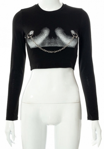 (Real Image)2023 Styles Women Sexy&Fashion Spring&Summer TikTok&Instagram Styles Long Sleeve Tee