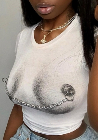 (Real Image)2023 Styles Women Sexy&Fashion Spring&Summer TikTok&Instagram Styles Short Sleeve Tee