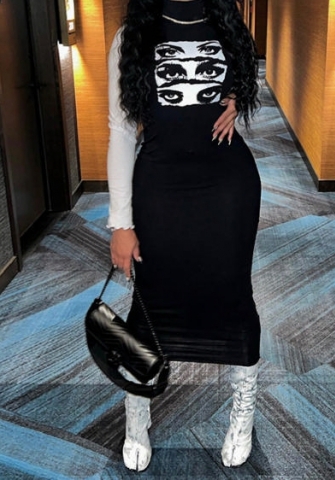 (Real Image)2023 Styles Women Sexy&Fashion Spring&Summer TikTok&Instagram Styles Black Sleeveless Maxi Dress