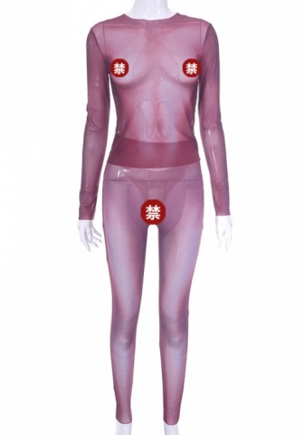 (Real Image)2023 Styles Women Sexy&Fashion Spring&Summer TikTok&Instagram Styles Mesh Two Piece Suit