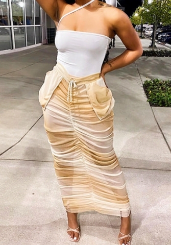 (Only Bottom)(Real Image)2023 Styles Women Sexy&Fashion Spring&Summer TikTok&Instagram Styles Print Skirts