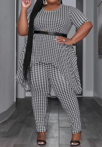 (Not Waist Tie)(Real Image)(Plus Size)2023 Styles Women Sexy&Fashion Spring&Summer TikTok&Instagram Styles Two Piece Suit