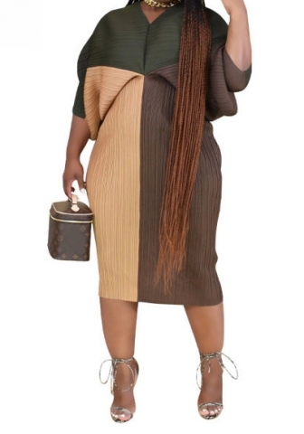 (Real Image)(Plus Size)2023 Styles Women Sexy&Fashion Spring&Summer TikTok&Instagram Styles Loose Floral Maxi Dress