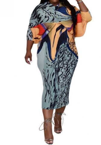 (Plus Size)2023 Styles Women Sexy&Fashion Spring&Summer TikTok&Instagram Styles Loose Floral Maxi Dress