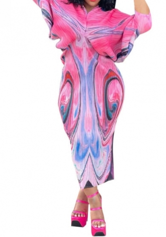 (Plus Size)2023 Styles Women Sexy&Fashion Spring&Summer TikTok&Instagram Styles Loose Floral Maxi Dress