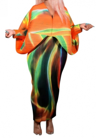 (Plus Size)2023 Styles Women Sexy&Fashion Spring&Summer TikTok&Instagram Styles Loose Floral Maxi Dress