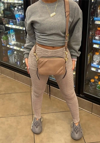 (Only Bottom)(Real Image)2023 Styles Women Sexy&Fashion Spring&Summer TikTok&Instagram Styles Long Pants