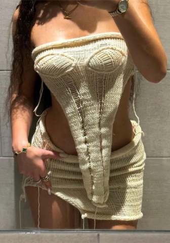 (Real Image)2023 Styles Women Sexy&Fashion Spring&Summer TikTok&Instagram Styles Sweater Two Piece Dress