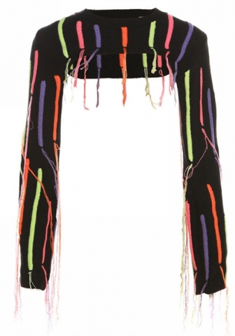 (Real Image)2023 Styles Women Sexy&Fashion Spring&Summer TikTok&Instagram Styles Sweater Tassel Tops