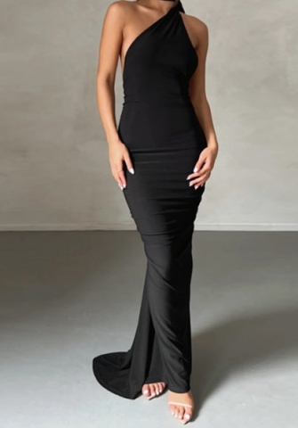 (Black)2023 Styles Women Sexy&Fashion Spring&Summer TikTok&Instagram Styles Irregular Maxi Dress