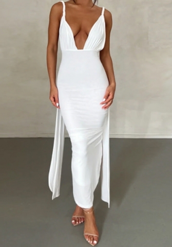 (White)2023 Styles Women Sexy&Fashion Spring&Summer TikTok&Instagram Styles Bandage Maxi Dress