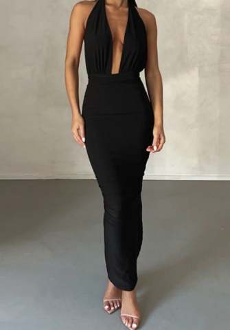 (Black)2023 Styles Women Sexy&Fashion Spring&Summer TikTok&Instagram Styles Bandage Maxi Dress