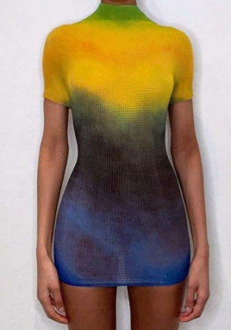 (Real Image)2023 Styles Women Sexy&Fashion Spring&Summer TikTok&Instagram Styles Short Sleeve Club Dress