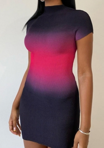 (Rose)2023 Styles Women Sexy&Fashion Spring&Summer TikTok&Instagram Styles Short Sleeve Club Dress