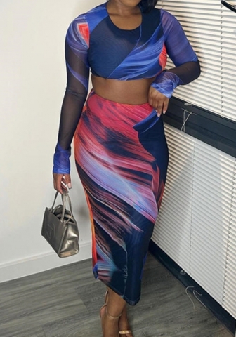 (Real Image)2023 Styles Women Sexy&Fashion Spring&Summer TikTok&Instagram Styles Mesh Maxi Dress