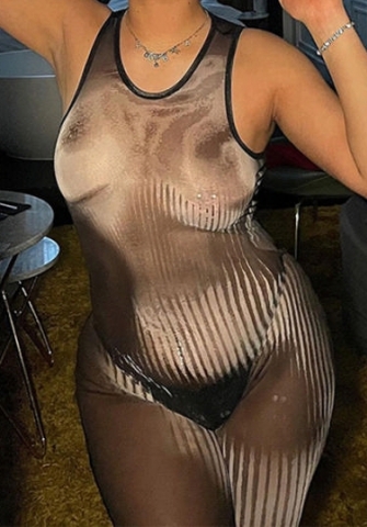 (Real Image)2023 Styles Women Sexy&Fashion Spring&Summer TikTok&Instagram Styles Print Jumpsuit