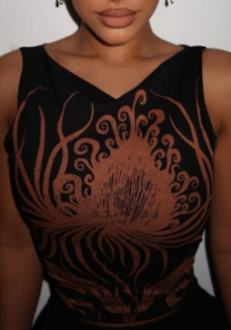 (Real Image)2023 Styles Women Sexy&Fashion Spring&Summer TikTok&Instagram Styles Print Sleeveless Tank Tops