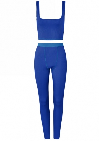 (Blue)2023 Styles Women Sexy&Fashion Spring&Summer TikTok&Instagram Styles Yoga Tracksuit Suit