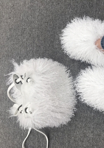 (Only Handbag)(White)2023 Styles Women Sexy&Fashion Spring&Summer TikTok&Instagram Styles Fluffy Handbag