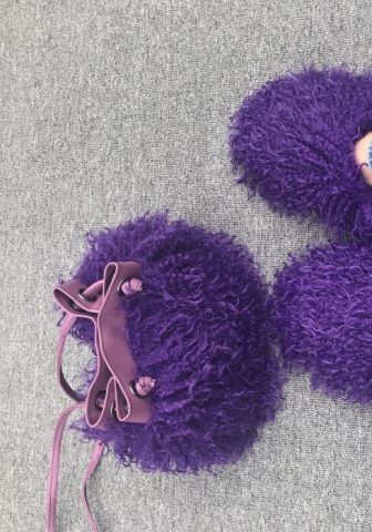 (Only Handbag)(Purple)2023 Styles Women Sexy&Fashion Spring&Summer TikTok&Instagram Styles Fluffy Handbag