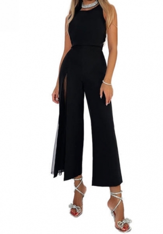 (Real Image)2023 Styles Women Sexy&Fashion Spring&Summer TikTok&Instagram Styles Black Cut Out Jumpsuit