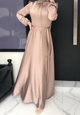 (Apricot)2023 Styles Women Sexy&Fashion Spring&Summer TikTok&Instagram Styles Muslim Maxi Dress