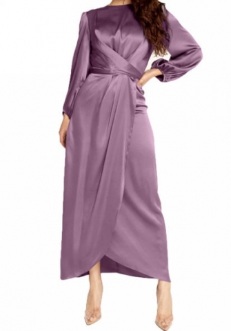 (Purple)2023 Styles Women Sexy&Fashion Spring&Summer TikTok&Instagram Styles Muslim Maxi Dress