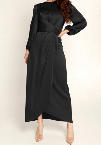 (Black)2023 Styles Women Sexy&Fashion Spring&Summer TikTok&Instagram Styles Muslim Maxi Dress