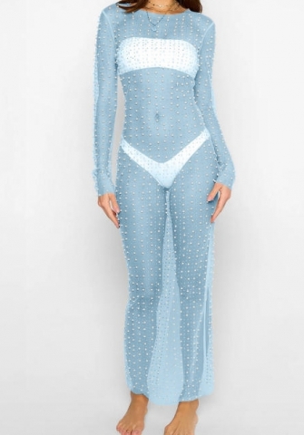 2023 Styles Women Sexy&Fashion Spring&Summer TikTok&Instagram Styles See Through Mesh Cover Ups Beach Swimwear